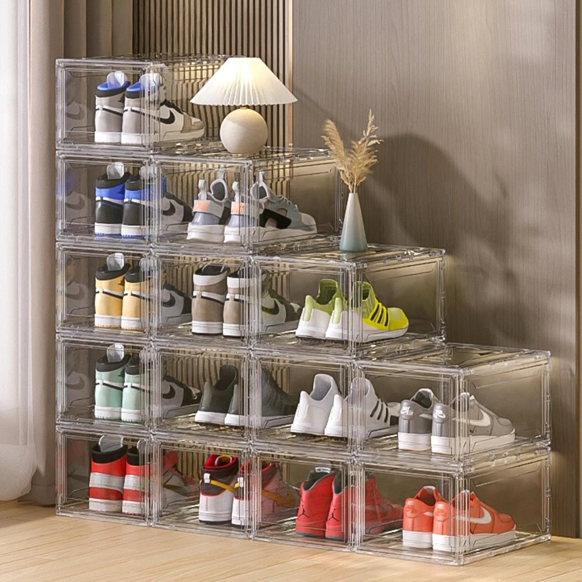 Side View Transparent Sneaker Box